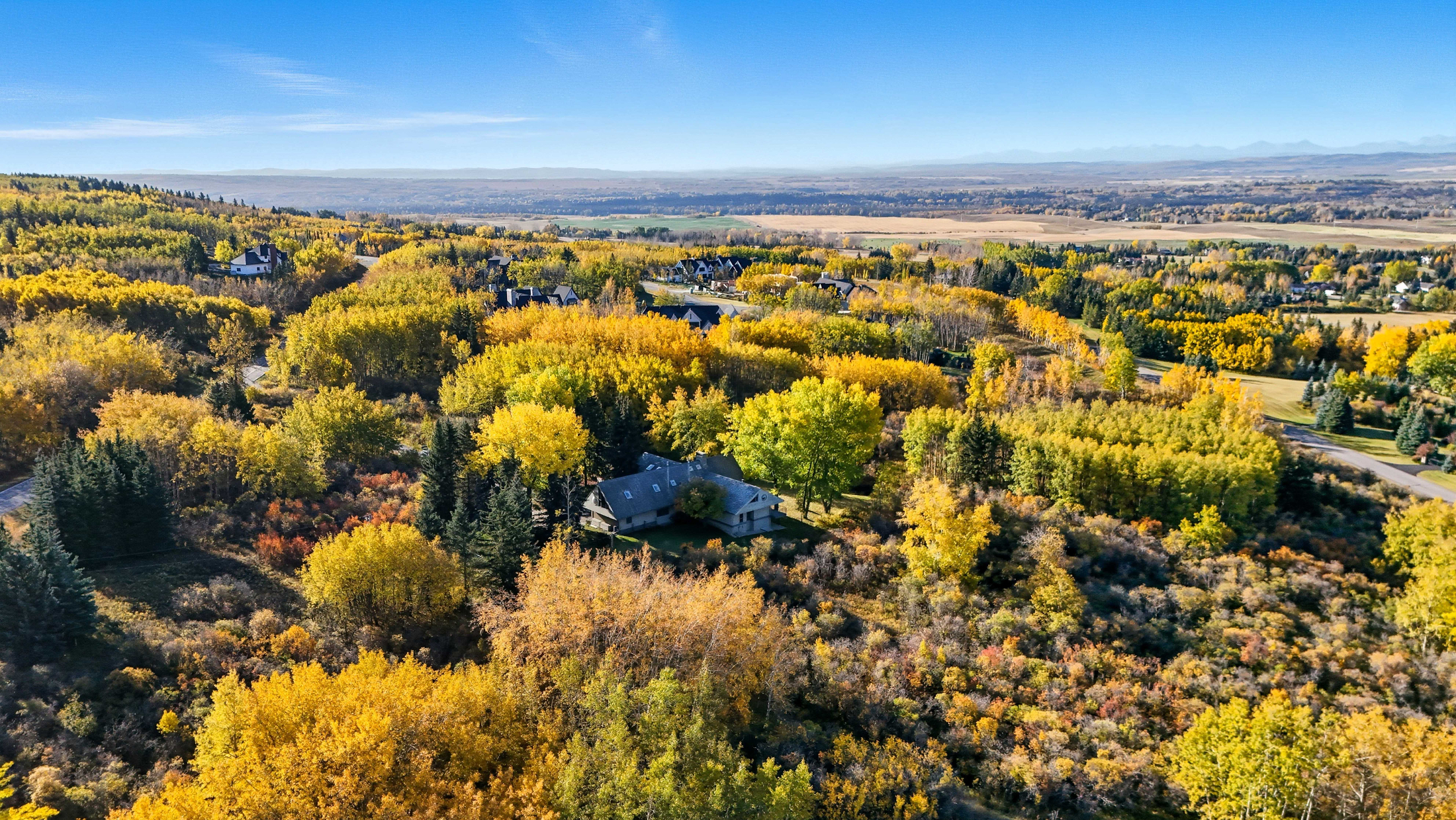 20 Acres of best land that Springbank has to offer.